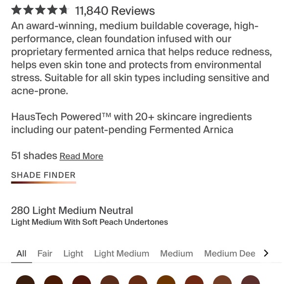 HAUS LABS BY LADY GAGA 
Triclone skin tech foundation 
30 ML / 1 FL.0Z - Picture 2 of 7